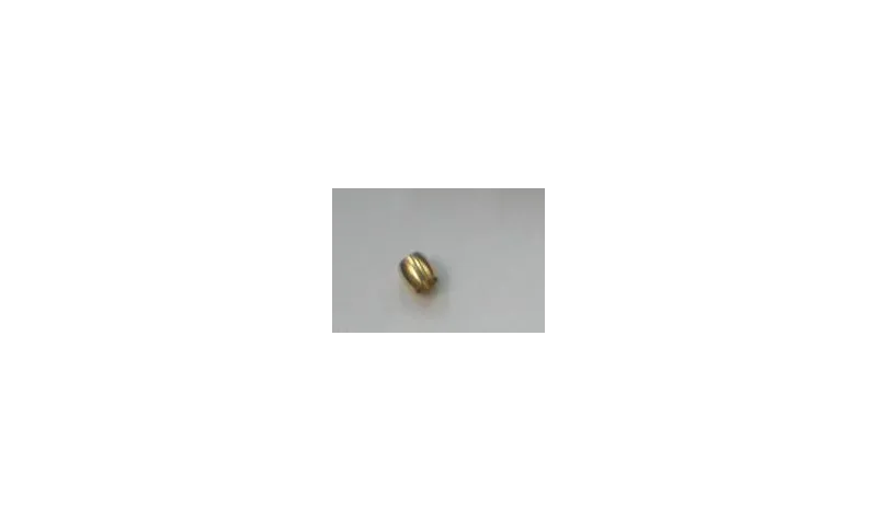 Tonel dorado agüjeo 5mm / Cuentas Metálicas de Latón / Zamak