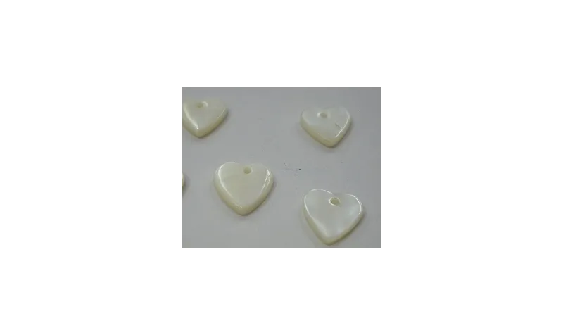Corazón 10*10mm /Cuentas de  Nacar