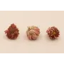 Colgante Flor Natural 8*10mm Rosa /Cuentas de  Nacar