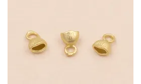 Terminal interior 3*1,5mm Oro Mate / Terminales de Latón / Zamak