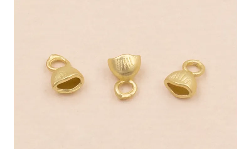 Terminal interior 3*1,5mm Oro Mate / Terminales de Latón / Zamak