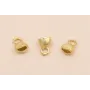 Terminal interior 3*1,5mm Oro Mate / Terminales de Latón / Zamak