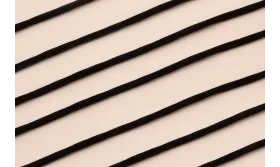 Cordón Elástico 3mm Negro / Hilos y Cordones, Cordón de goma