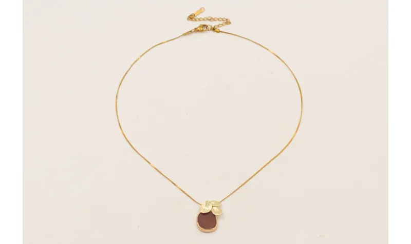 Collar cadena completa de acero inoxidable, trio d