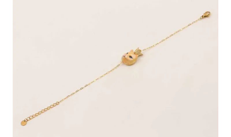 Pulsera de cadena de eslabón ovalado de acero inox