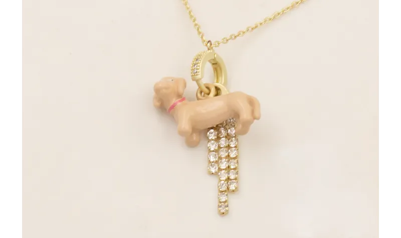 Collar cadena de eslabón pequeño de acero inoxidab