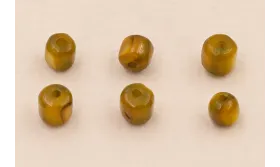 Cubo Nacar 4*4*3mm Marrón verdoso /Cuentas de  Nacar