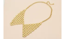 Collar Completo Pajarila 140*120mm  / Bases de Collares de Latón / Zamak