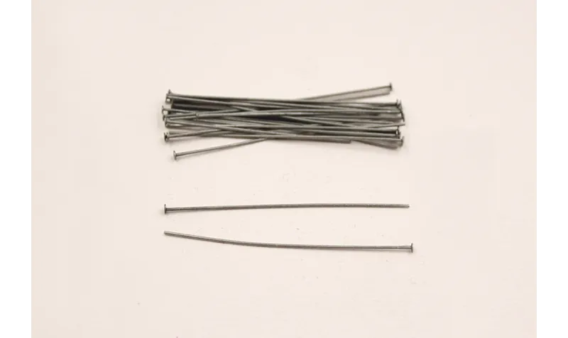 ALFILER TAPONADO Plata Vieja 52MM / Alfileres de Latón / Zamak