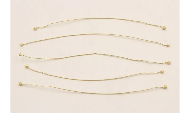 Alfiler dobre cabeza 0,0 * 75mm Dorado