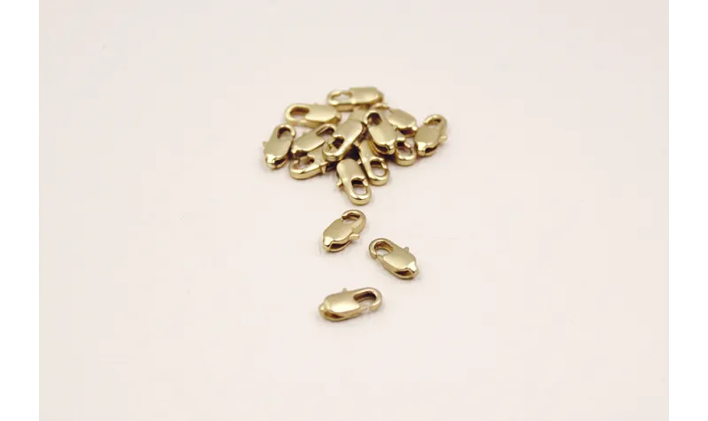 Mosquetón 10mm Dorado Mate