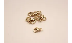 Mosquetón Acero Inoxidable 10mm Dorado / Cierres de Acero Inoxidable