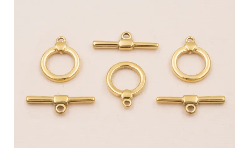 Cierre Marinero Acero Inox 316L 25*14 diametro Oro / Cierres de Acero Inoxidable