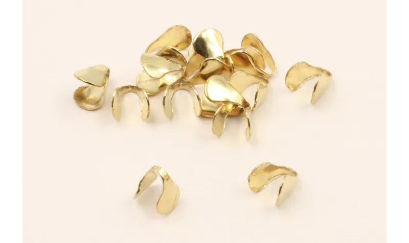 Terminal plano para cordón de 6mm / Terminales de Latón / Zamak