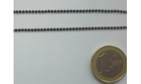 Cadena bolas 1,5mm  oro viejo / Cadenas de Latón / Zamak