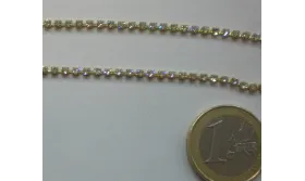 Cadena strass PP14 Cristal / Cadenas de Latón / Zamak