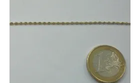 Cadena torpedos 2*1mm Oro / Cadenas de Latón / Zamak