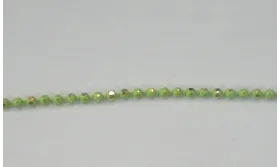 Cadena bolitas 1,5mm Verde / Cadenas de Latón / Zamak