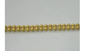 Cadena Doble bolas 1,5mm O.Mate / Cadenas de Latón / Zamak