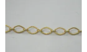 Cadena eslabón 5mm Oro / Cadenas de Latón / Zamak