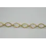 Cadena eslabón 5mm Oro / Cadenas de Latón / Zamak