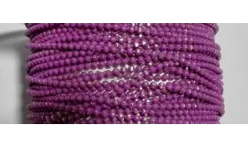 Cadena bolas 1,2 mm Morado Cardenal / Cadenas de Latón / Zamak