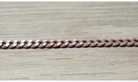 Cadena Eslabones 1*2mm Dorado y Morado Lila / Cadenas de Latón / Zamak