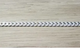 Cadena Eslabones 1*2mm Dorado y Blanco / Cadenas de Latón / Zamak