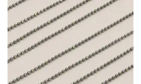 Cadena Facetadas opales 3*2mm / Cadenas de Latón / Zamak