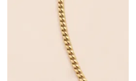 Cadena Completa con cierre 43cms Acero eslabon 3mm / Cadenas de Acero Inoxidable