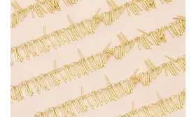 Cadena Pivotes de 15mm Dorado Mate / Cadenas de Acero Inoxidable