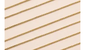 Cadena Acero Inox. Eslabón redondo de 1,5mm / Cadenas de Acero Inoxidable