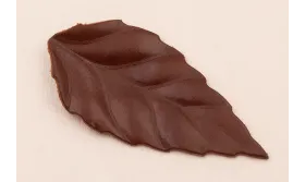 Hoja Cuero relieve 8*3,7 avellana / Hilos y Cordones, Cuero y piel