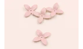 Campanilla 20mm Rosa / Hilos y Cordones, Cuero y piel