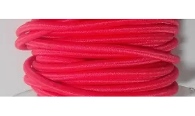 Cordón Goma Alta Calidad 3mm FUXIA / Hilos y Cordones, Cordón de goma