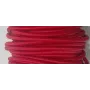 Cordón Goma Alta Calidad 3mm ROJO CORAL / Hilos y Cordones, Cordón de goma