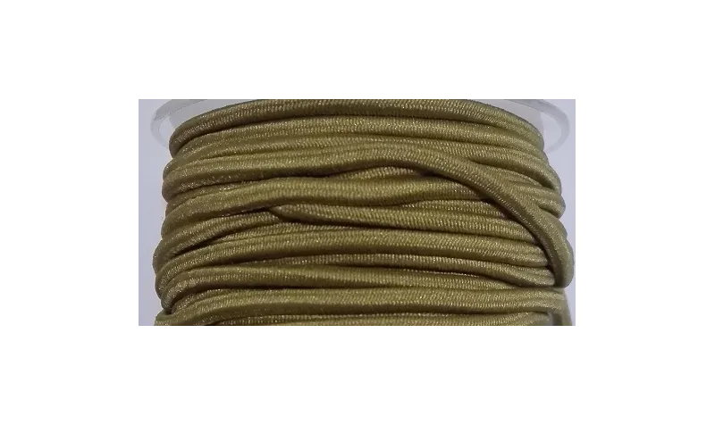 Goma 3mm KAKI / Hilos y Cordones, Cordón de goma