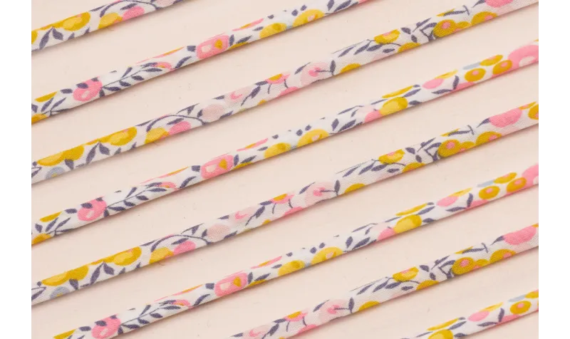 Lazo espaqueti 4mm liberty Willshire Bud-Aurore / Lazos