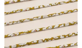 Lazo Liberty 4mm Amarillos y Blancos / Lazos