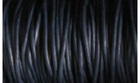 SIMIL CUERO 2MM AZUL MARINO / Hilos y Cordones, Algodón / Símil