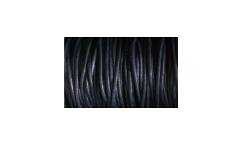 SIMIL CUERO 2MM AZUL MARINO / Hilos y Cordones, Algodón / Símil