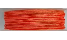 Hilo Macramé 1mm Naranja fluor / Hilos y Cordones, Algodón / Símil