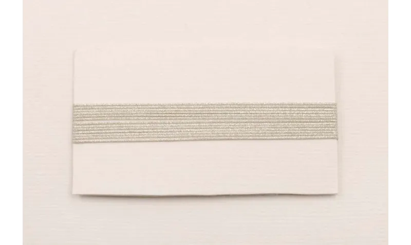 Hilo Macramé metálico plata 0,65mm