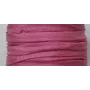 Cinta de seda Natural cosida 4mm rosa fuerte / Hilos y Cordones, Hilo de seda