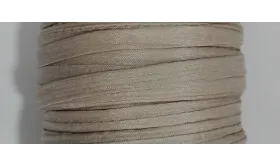 Cinta de seda Natural cosida 4mm gris claro / Hilos y Cordones, Hilo de seda