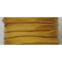 Cinta de seda Natural cosida 4mm mostaza / Hilos y Cordones, Hilo de seda