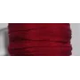 Cinta de seda Natural cosida 4mm Granate / Hilos y Cordones, Hilo de seda