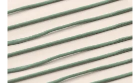 Cordón de SEDA 3mm relleno color verde / Hilos y Cordones, Hilo de seda