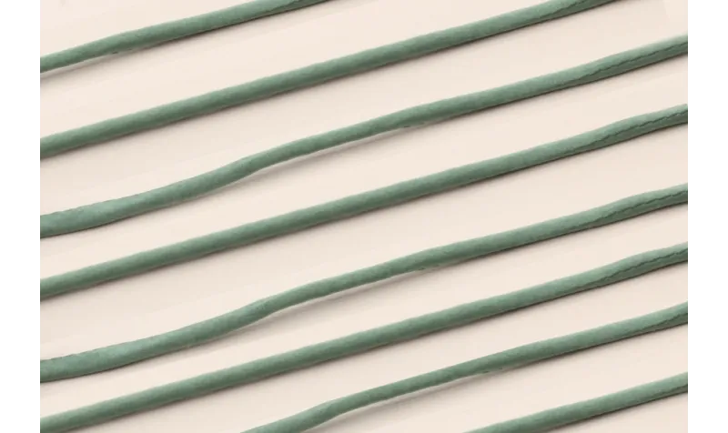 Cordón de SEDA 3mm relleno color verde