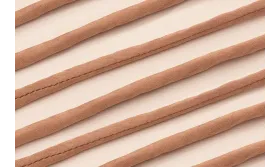 Cordón de SEDA 3mm relleno color Cobrizo / Hilos y Cordones, Hilo de seda